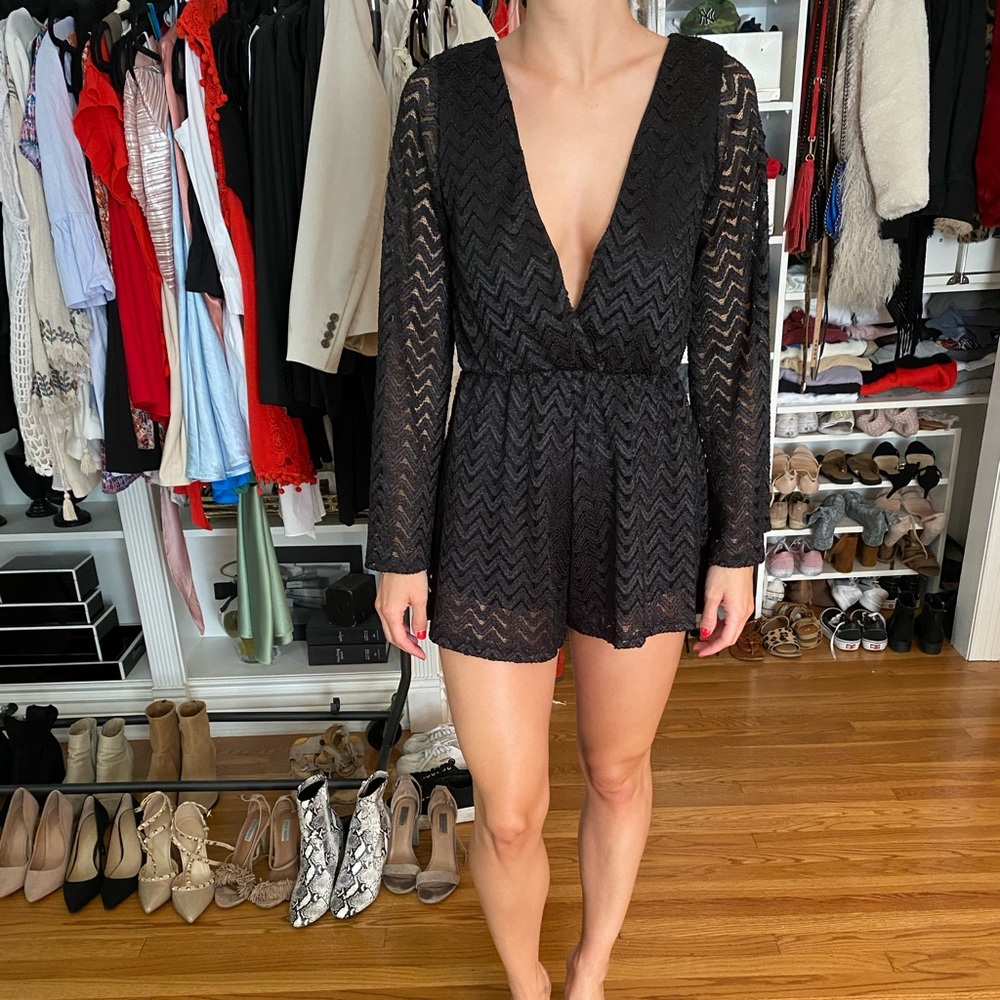 Audrey Black romper!